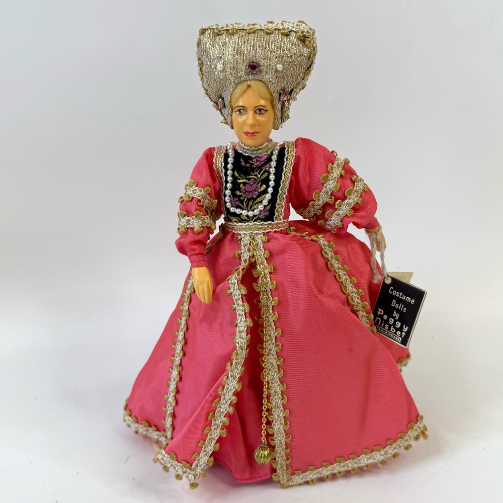 Vintage 8” Peggy Nisbet Doll Anne of Cleeves British Royalty History